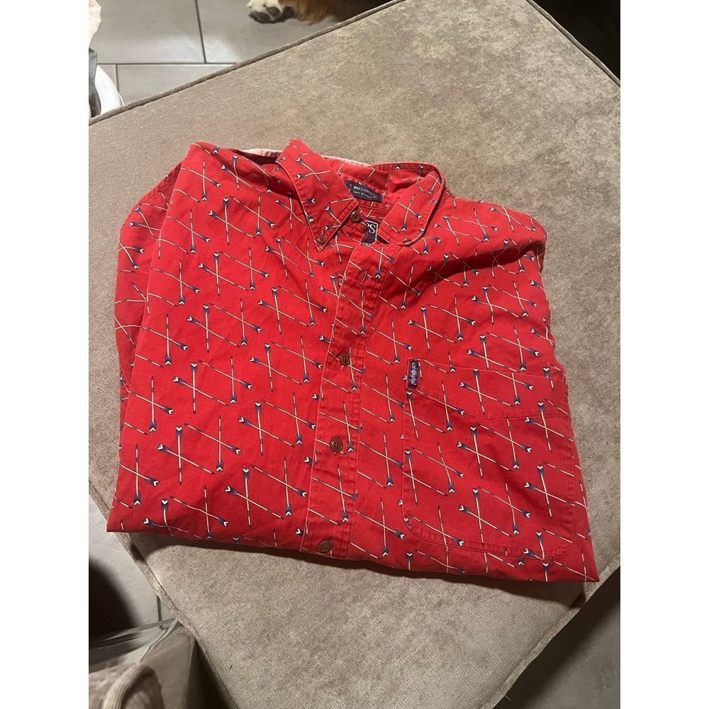 Chaps x Ralph Lauren short‎ sleeve button up shirt